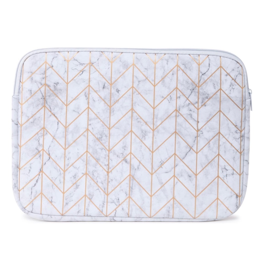 MYTAGALONGS Art Deco Laptop Sleeve, Marble